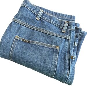 KEY Industries Mens Blue Denim Jeans W42 L32 (40x26) Cotton Regular Fit